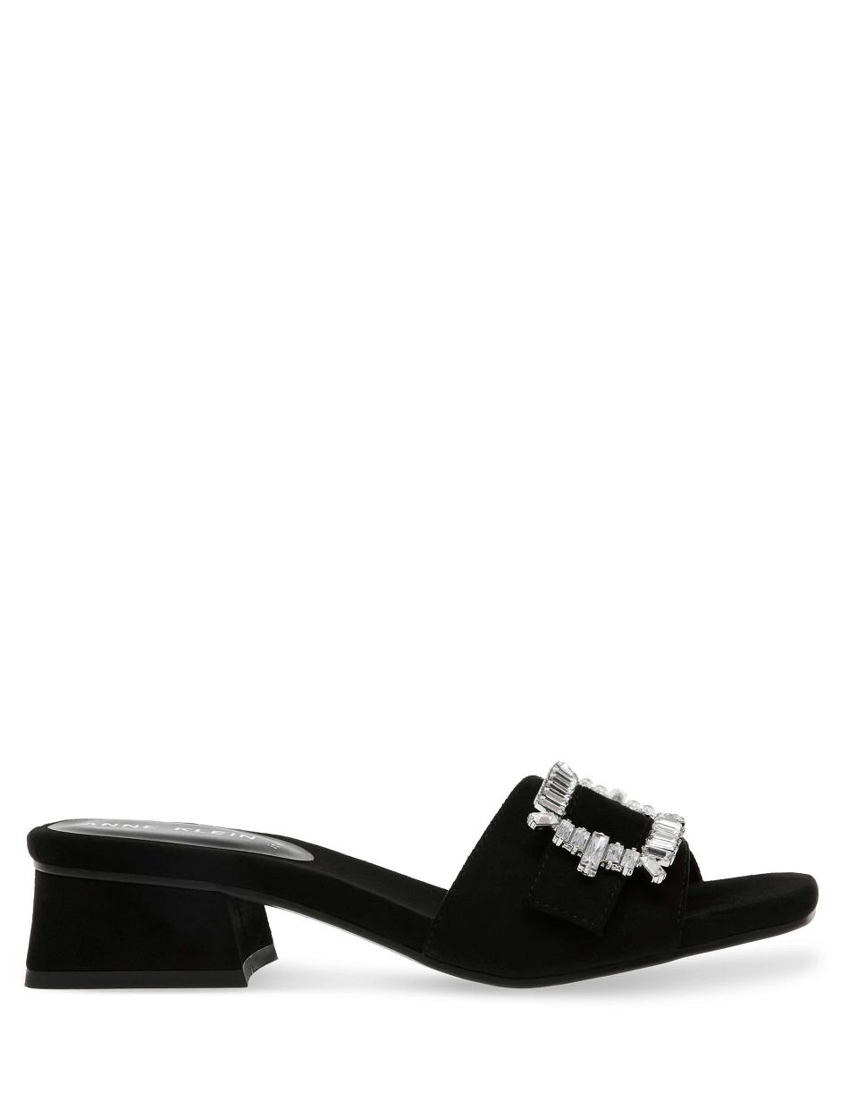 Anne Klein Nolita Dresss Sandals Black | FAUUI52754