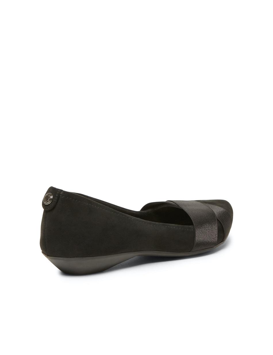 Anne Klein Oalise Flats Black | UAUND64109