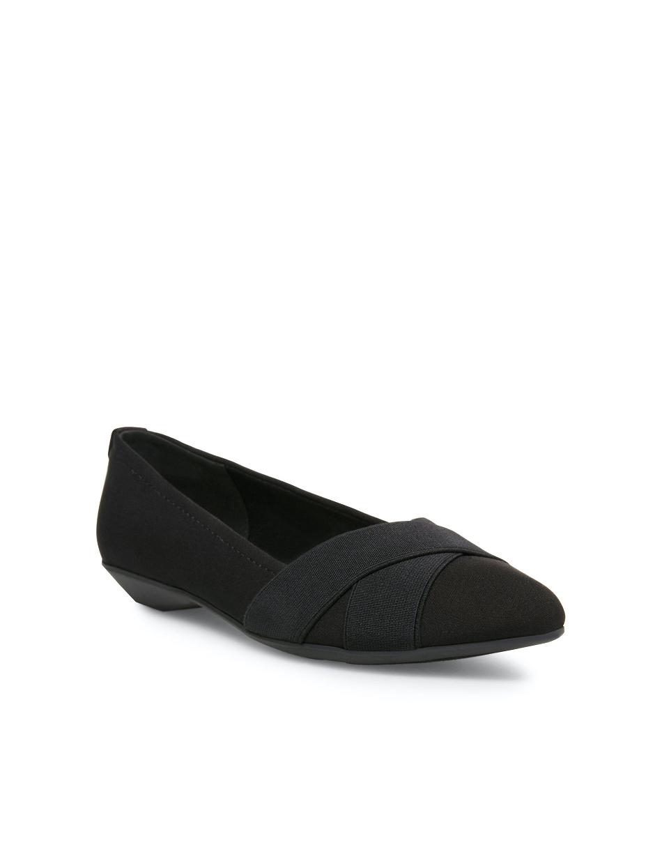 Anne Klein Oalise Flats Black | UAUND64109