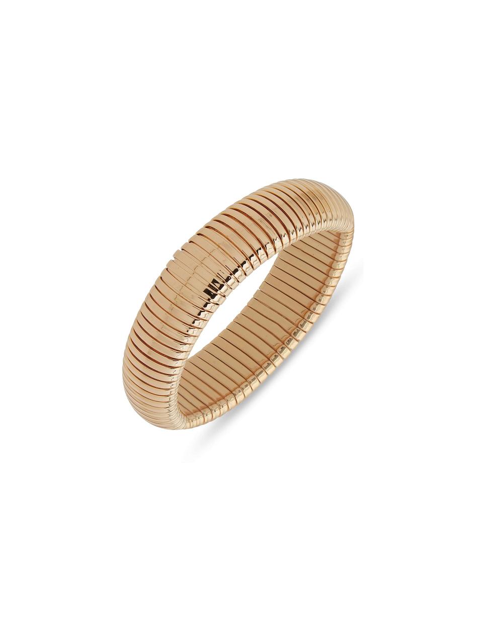 Anne Klein Omega Stretch Bracelet Gold | AUJKU87563