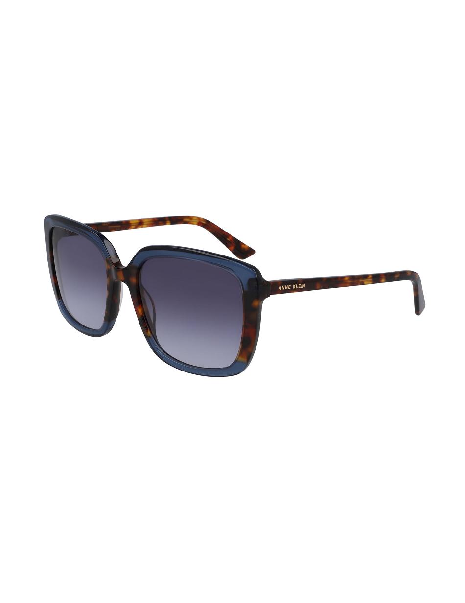 Anne Klein Oversized Frame Sunglasses Best Sellers blue brown | TAUWZ31503