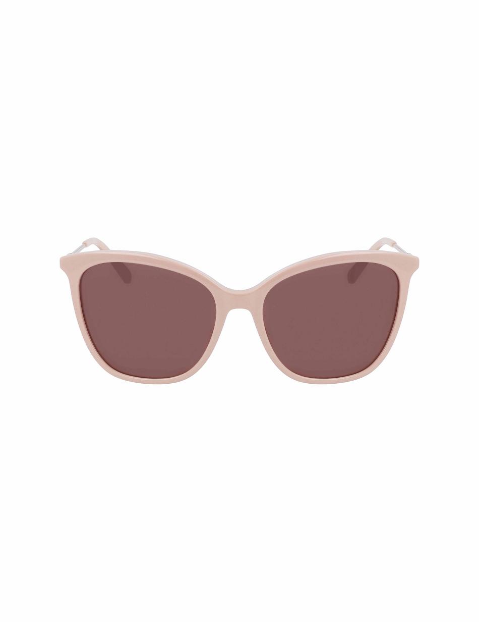 Anne Klein Oversized Sunglasses Square Grey Brown | PAUER30236