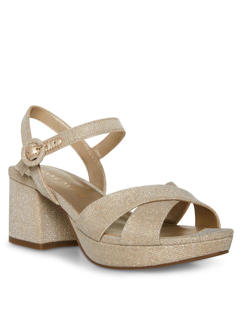 Anne Klein Peltz Dress Sandals Platinum | AUIIZ46430