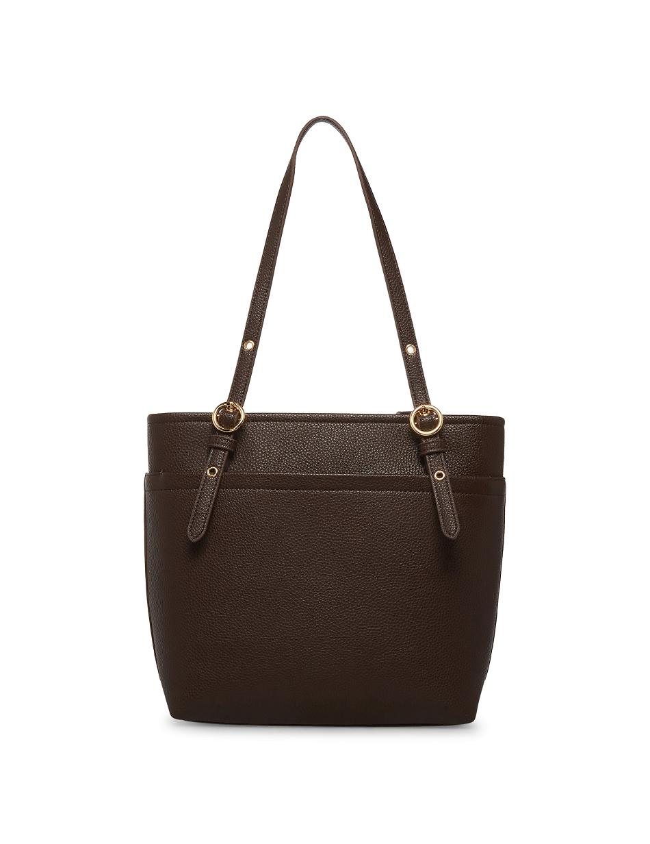 Anne Klein Pocket Tote Bags chocolate | DAUVO25605