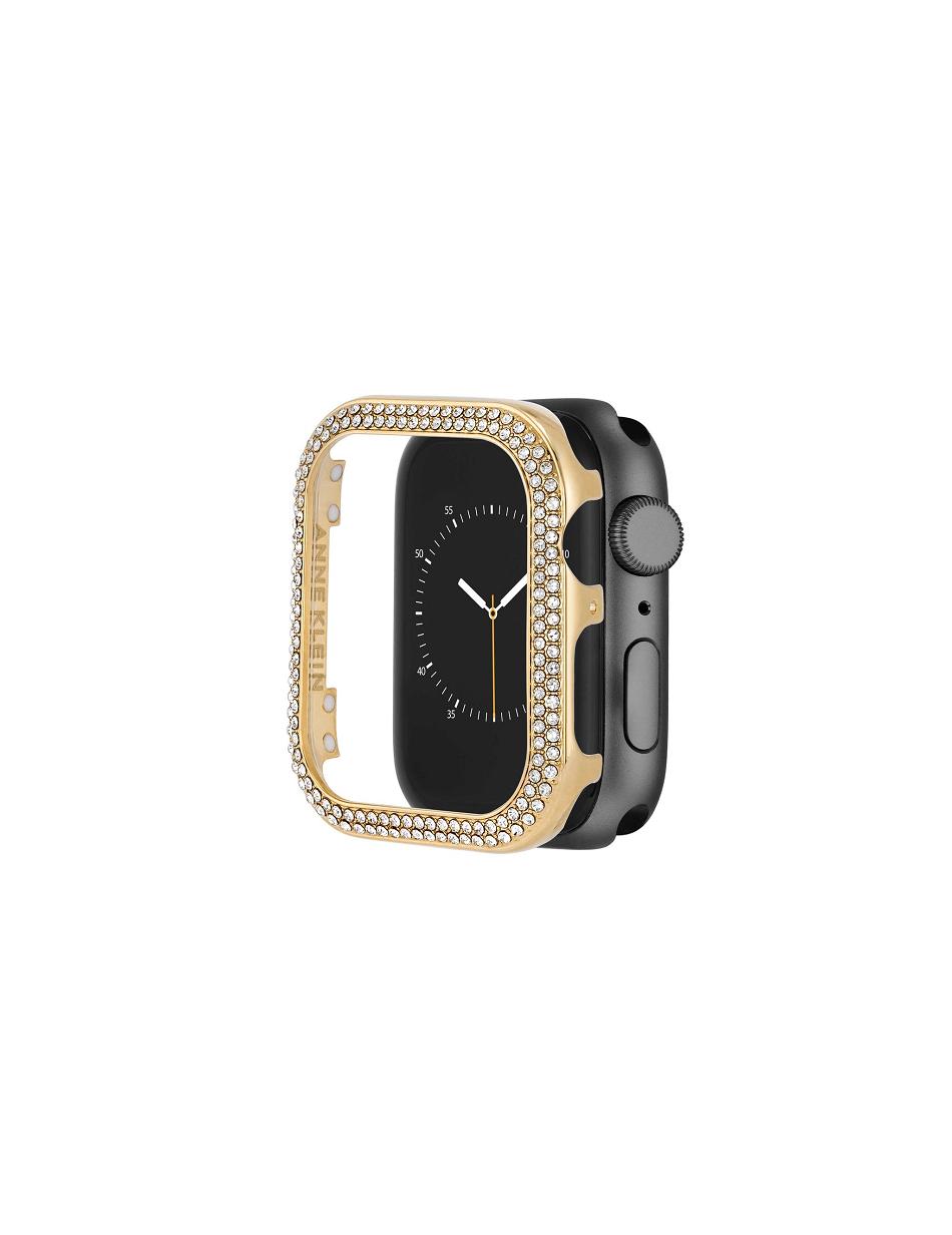 Anne Klein Premium Crystals Protective Case Cover for Apple Watch® Best Sellers Gold | AUCVG53099