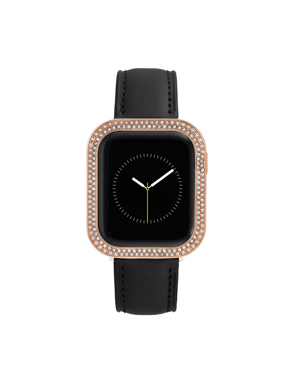 Anne Klein Premium Crystals Protective Case Cover for Apple Watch® Best Sellers Rose / Gold | AUJVR75257