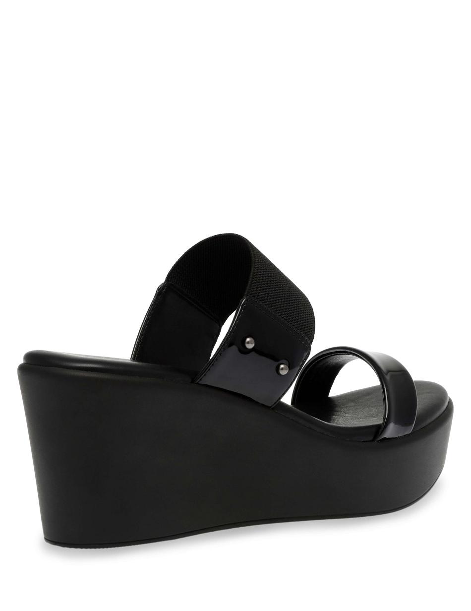 Anne Klein Pylos Platform Sandals Black | AUJVR78749