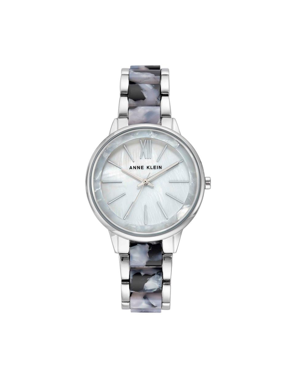 Anne Klein Resin Link Watch Metals Silver | YAUGT62499