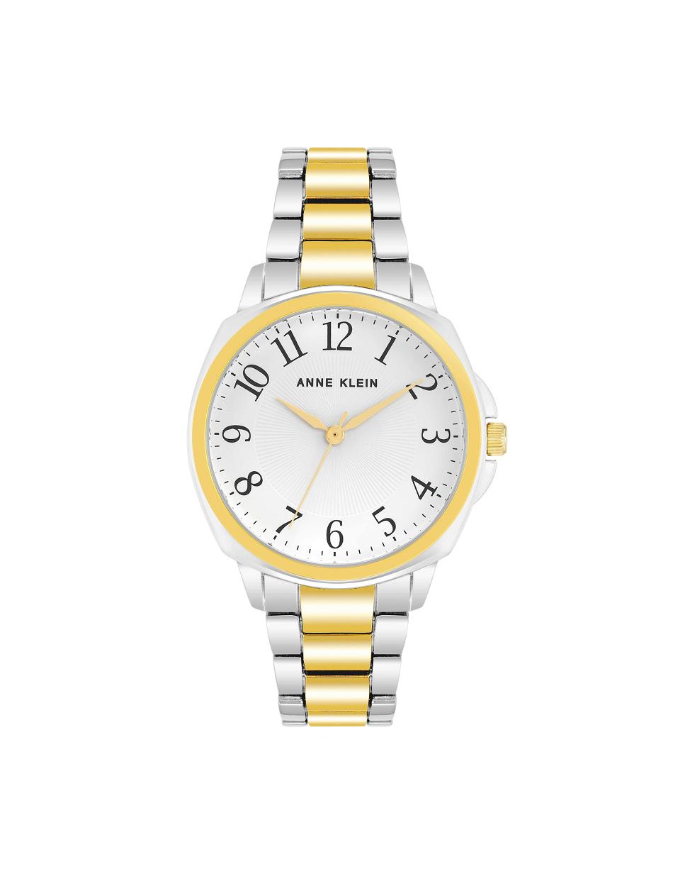 Anne Klein Two-Tone Cushion Bracelet Watch Metals Silver / Gold | SAUNY72460