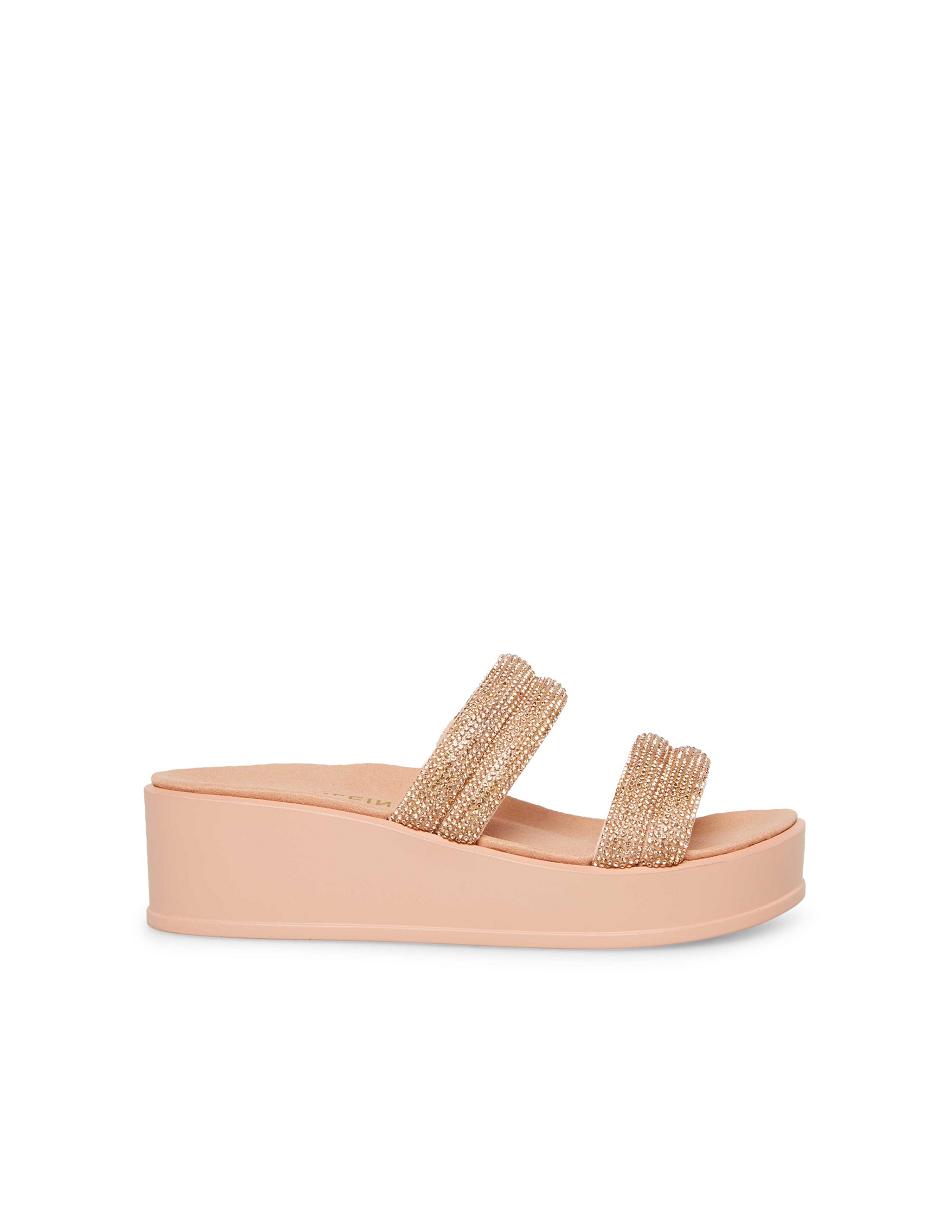 Anne Klein Vanny Platform Sandals Rose / Gold | MAUHR51604