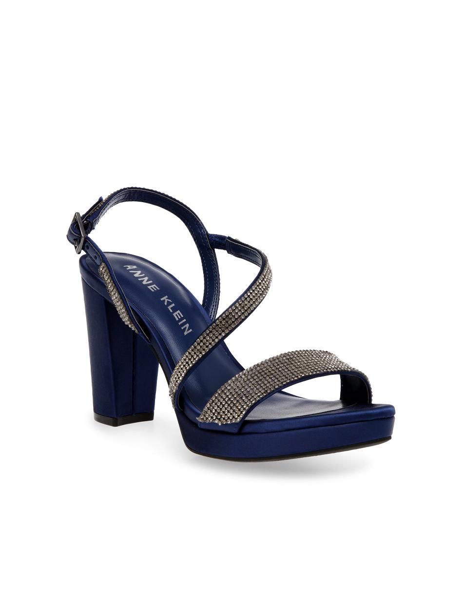 Anne Klein Veil Dress Sandal Heels Navy | GAUUC24484