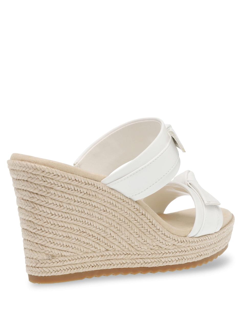 Anne Klein Wiona Wedges White | MAUFT51265