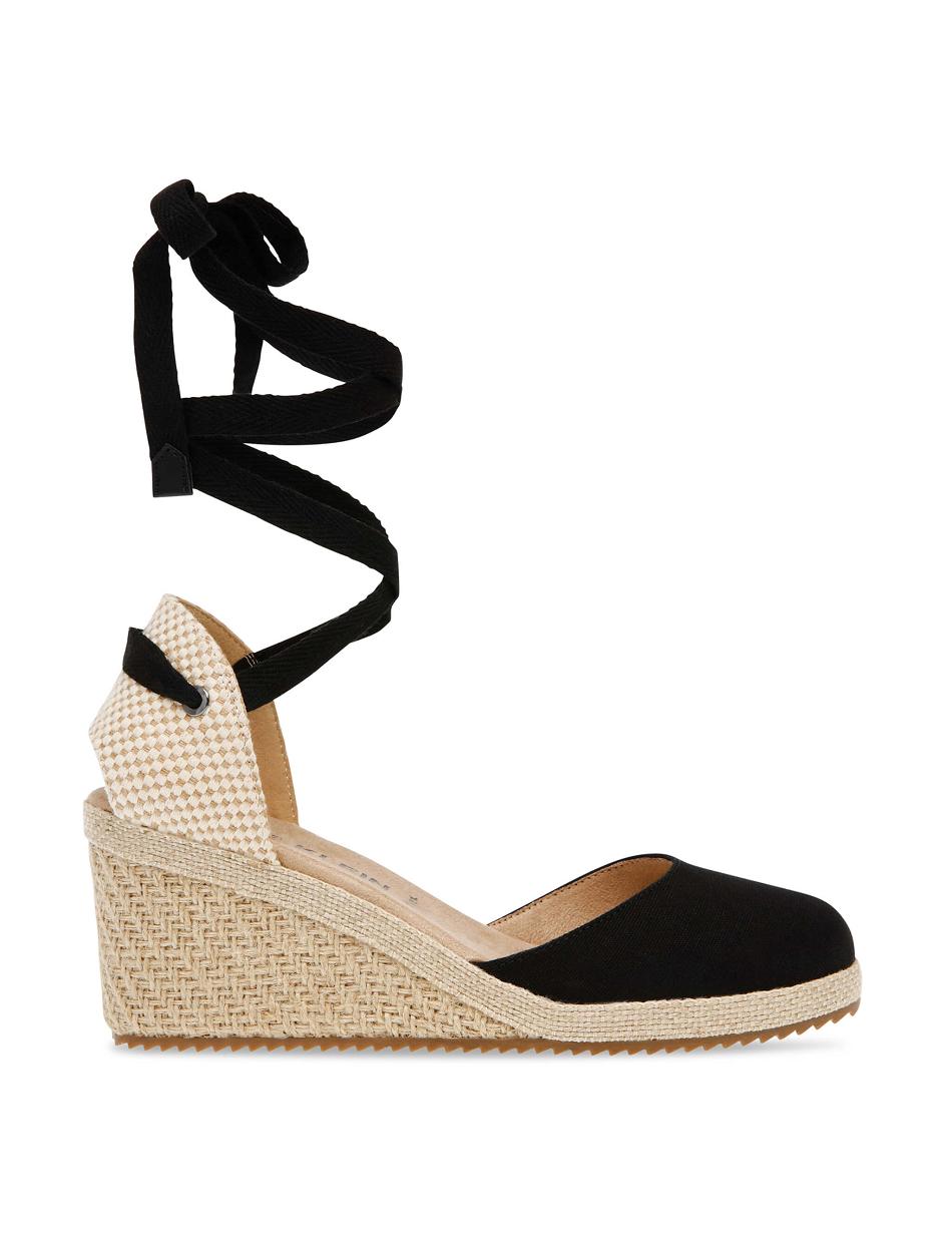 Anne Klein Zelda Wedges Black | AUICD41284