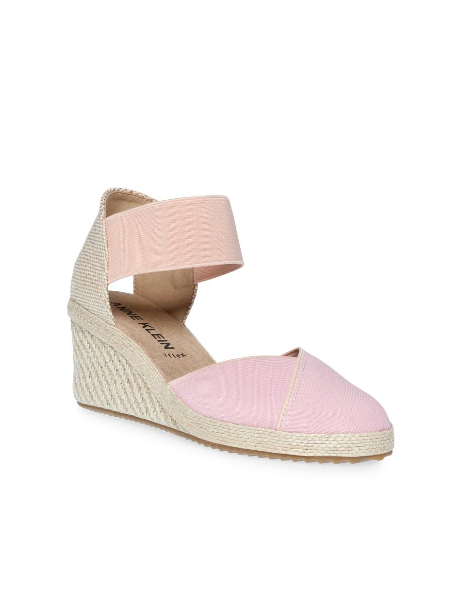 Anne Klein Zoey Round Toe Espadrilles Wedges Pink | XAUGW28447